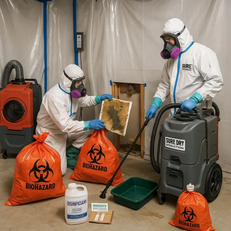 Contaminated Water Handling Protocols process in Oak View, CA